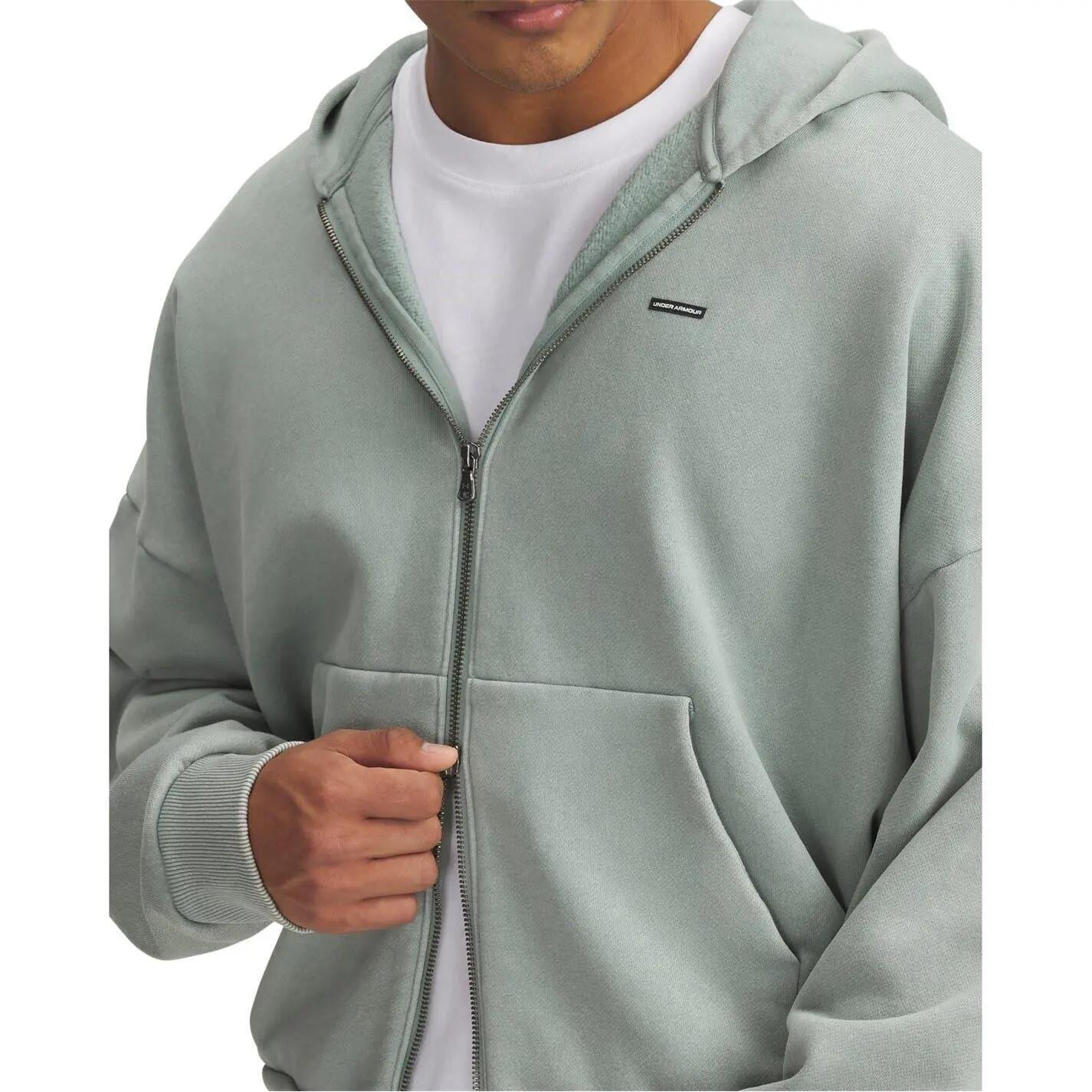 Kapuzenpullover für , Fleece Herren Grün 3/3