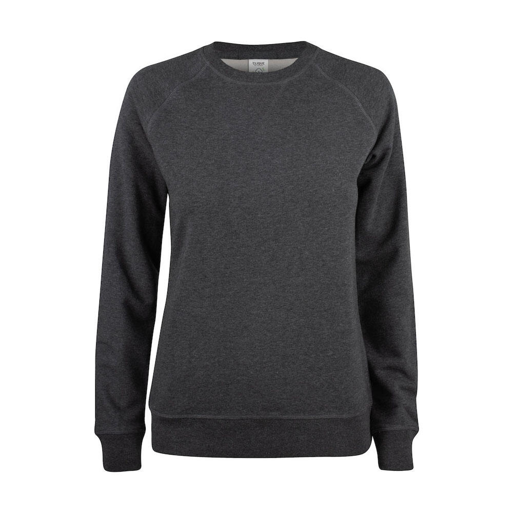 "Premium" Sweatshirt Rundhalsausschnitt für Damen Anthrazit meliert 2/5