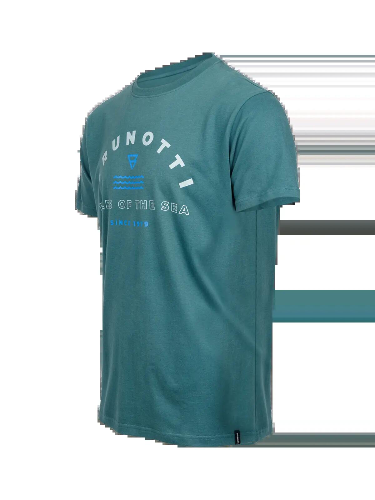 Leeway Homme T-shirt Mode Coupe régulière Col rond Mediterranea 3/6