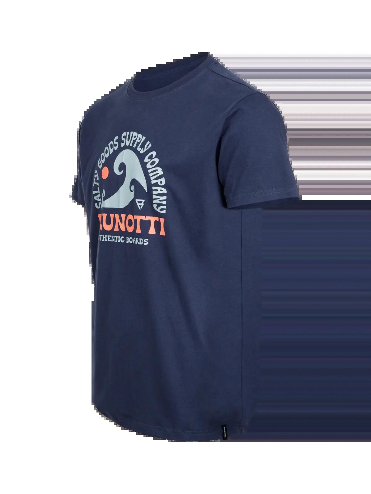 Leeway Homme T-shirt Mode Coupe régulière Col rond Indigo Blue 3/6