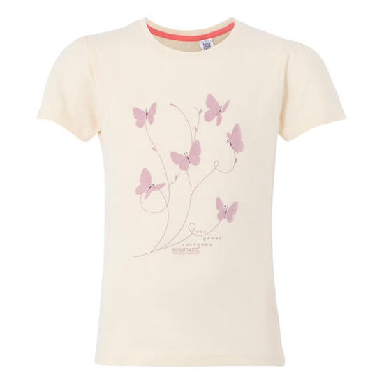 Tshirt Manches Courtes Motif/style Imprimé Graphique BOSLEY Enfant (Beige Clair