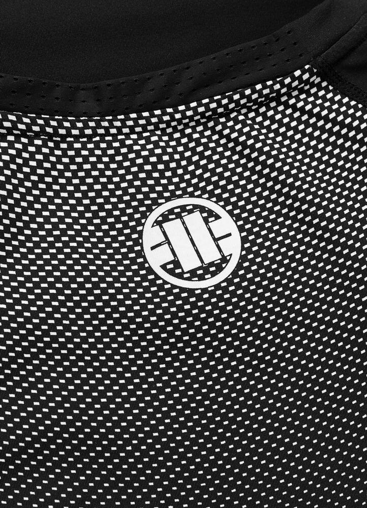 Męski krótki rashguard PITBULL techniczna sportowa koszulka RANKED 6/7