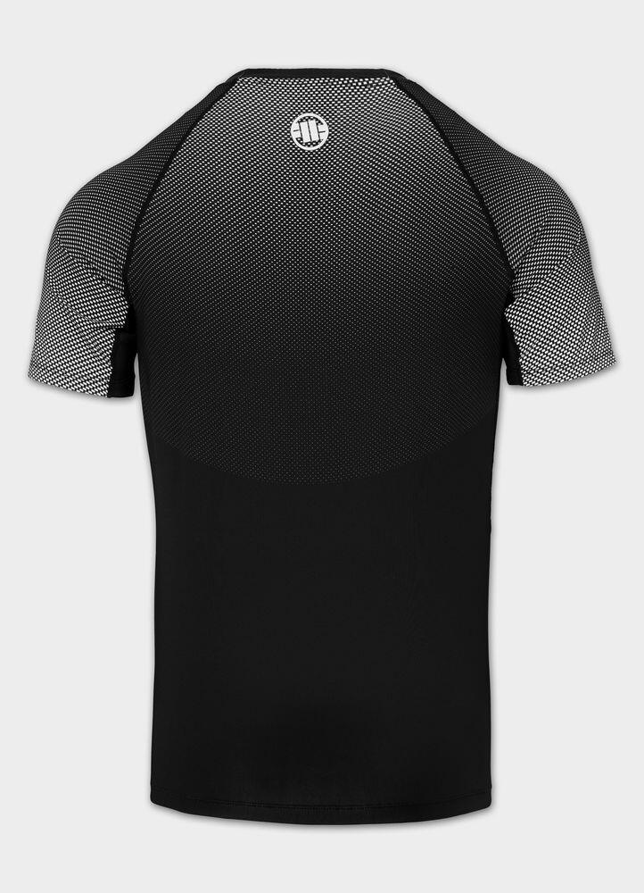 Męski krótki rashguard PITBULL techniczna sportowa koszulka RANKED 4/7