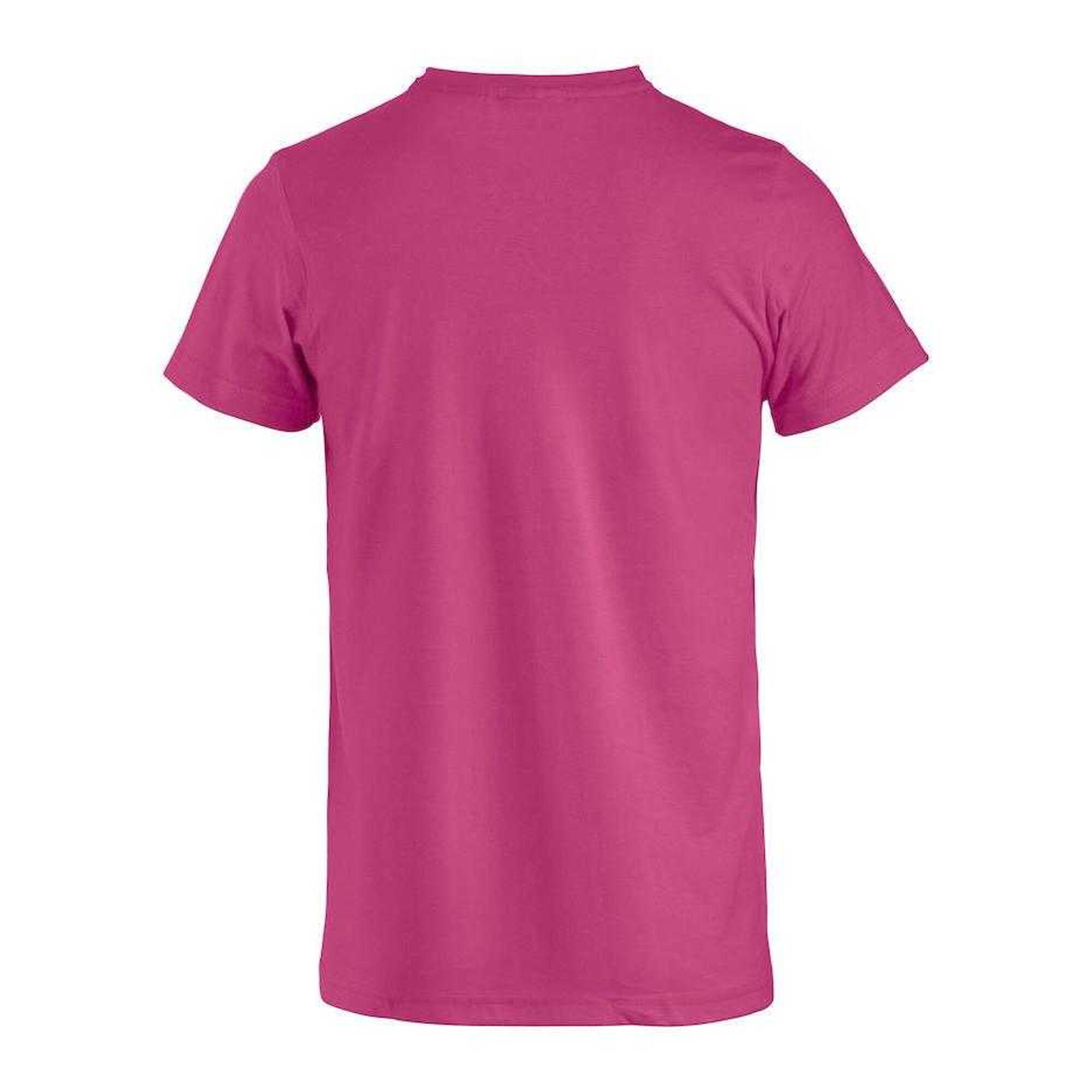 "Basic" TShirt für Herren Helles Kirschrot 2/3