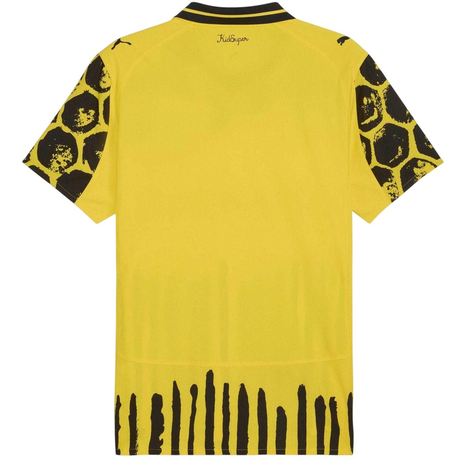 Maillot Domicile Motif/style Puma KIDSUPER 25/26 Homme (Jaune / Noir) 2/3