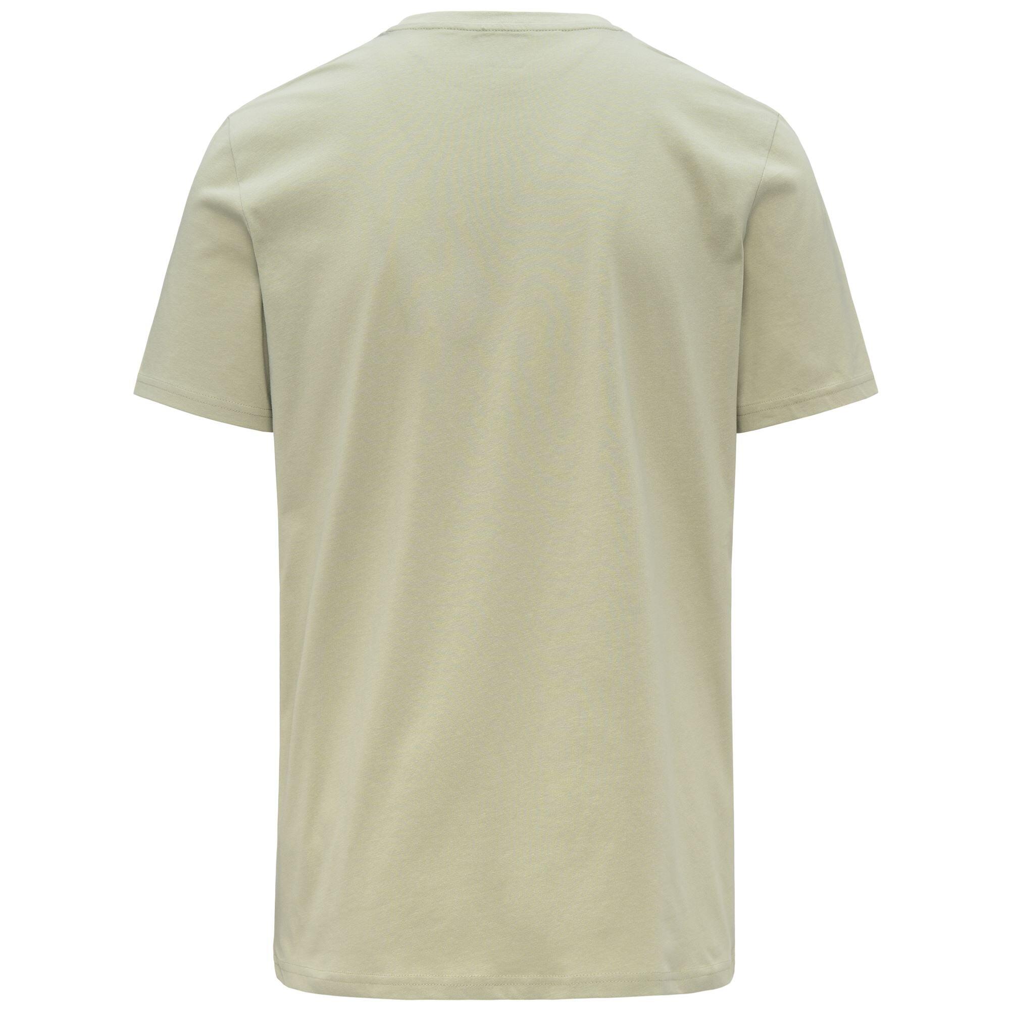 T-shirt da uomo in cotone grigio da sportivo 3/3