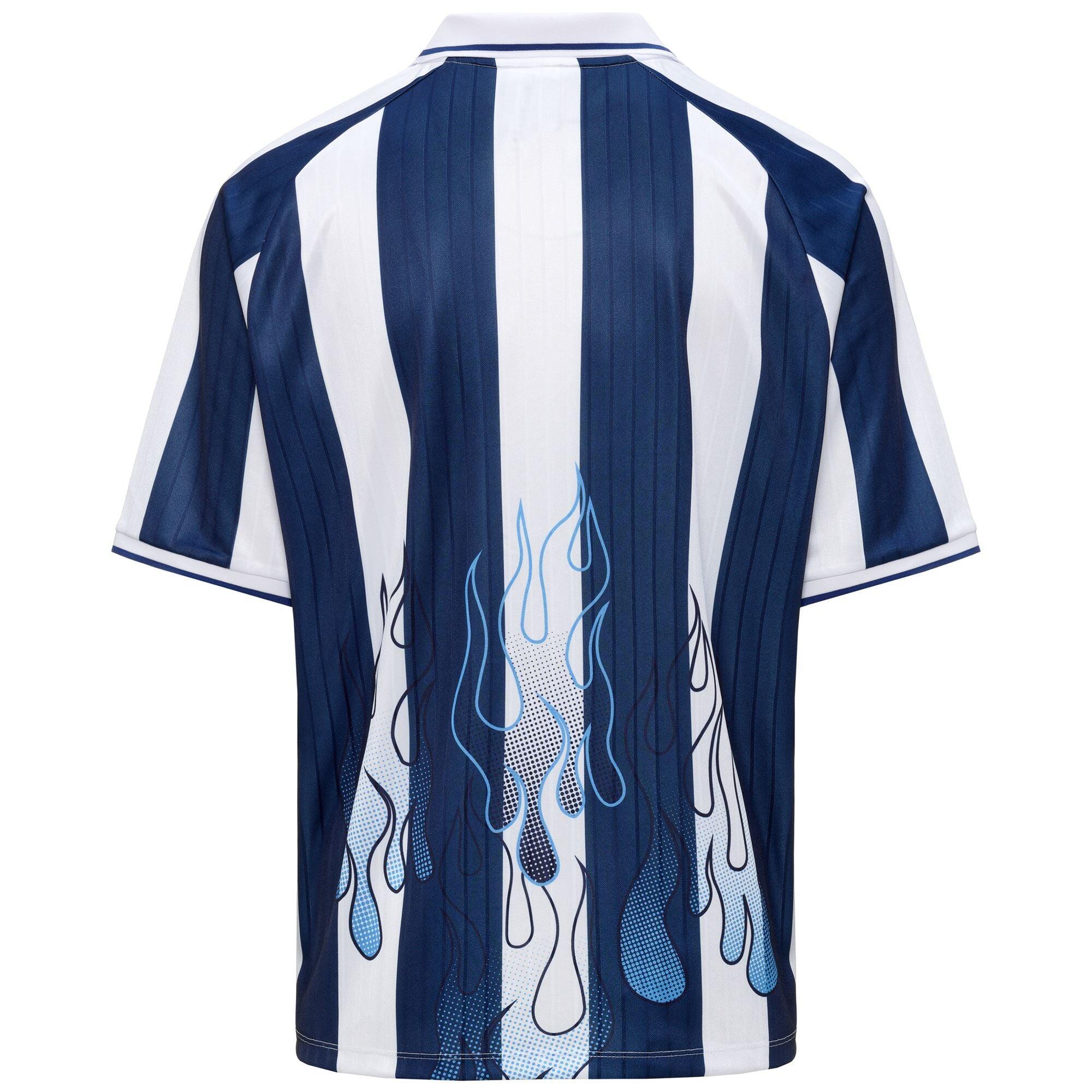 T-shirt da uomo in poliestere bianco da streetwear sportivo 3/3