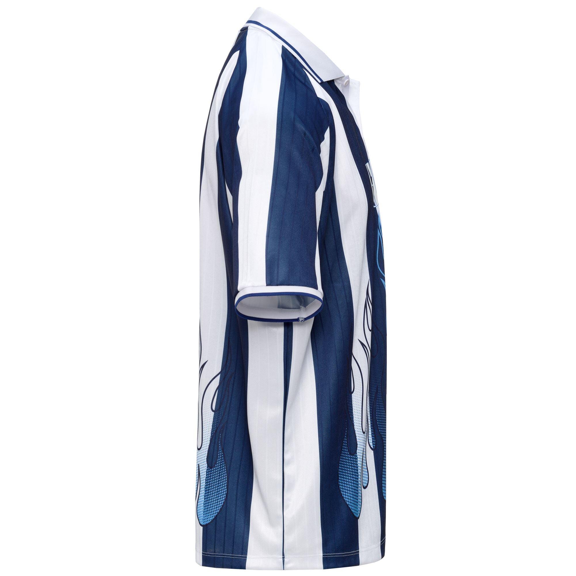 T-shirt da uomo in poliestere bianco da streetwear sportivo 2/3