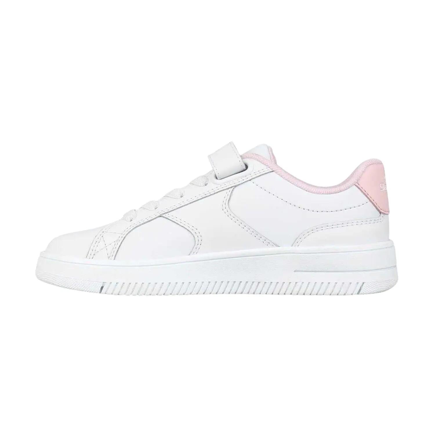"Starling" Sneaker für , Leder Kinder Weiß/Pink 3/4