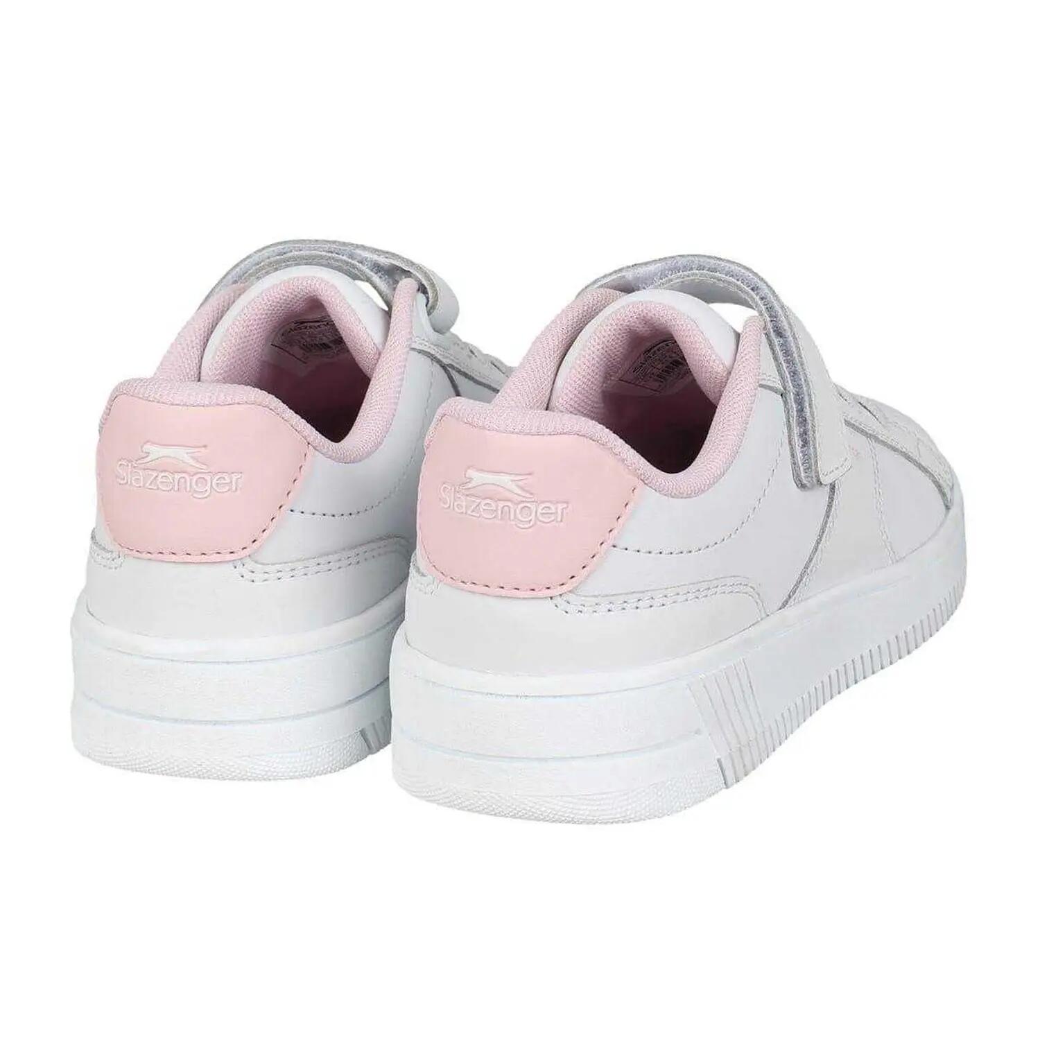 "Starling" Sneaker für , Leder Kinder Weiß/Pink 2/4