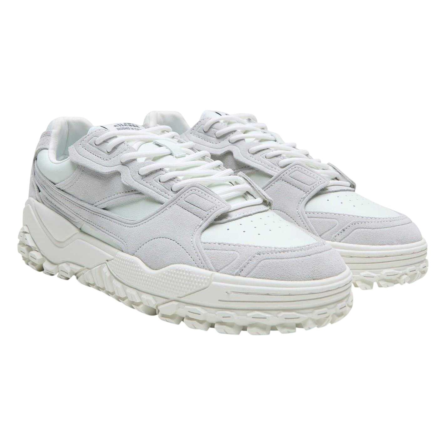 Mens Classic Leather Trainers (White) 4/4