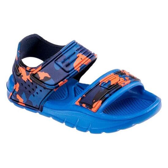 Sandales MALEMO Enfant (Bleu Marine / Orange)