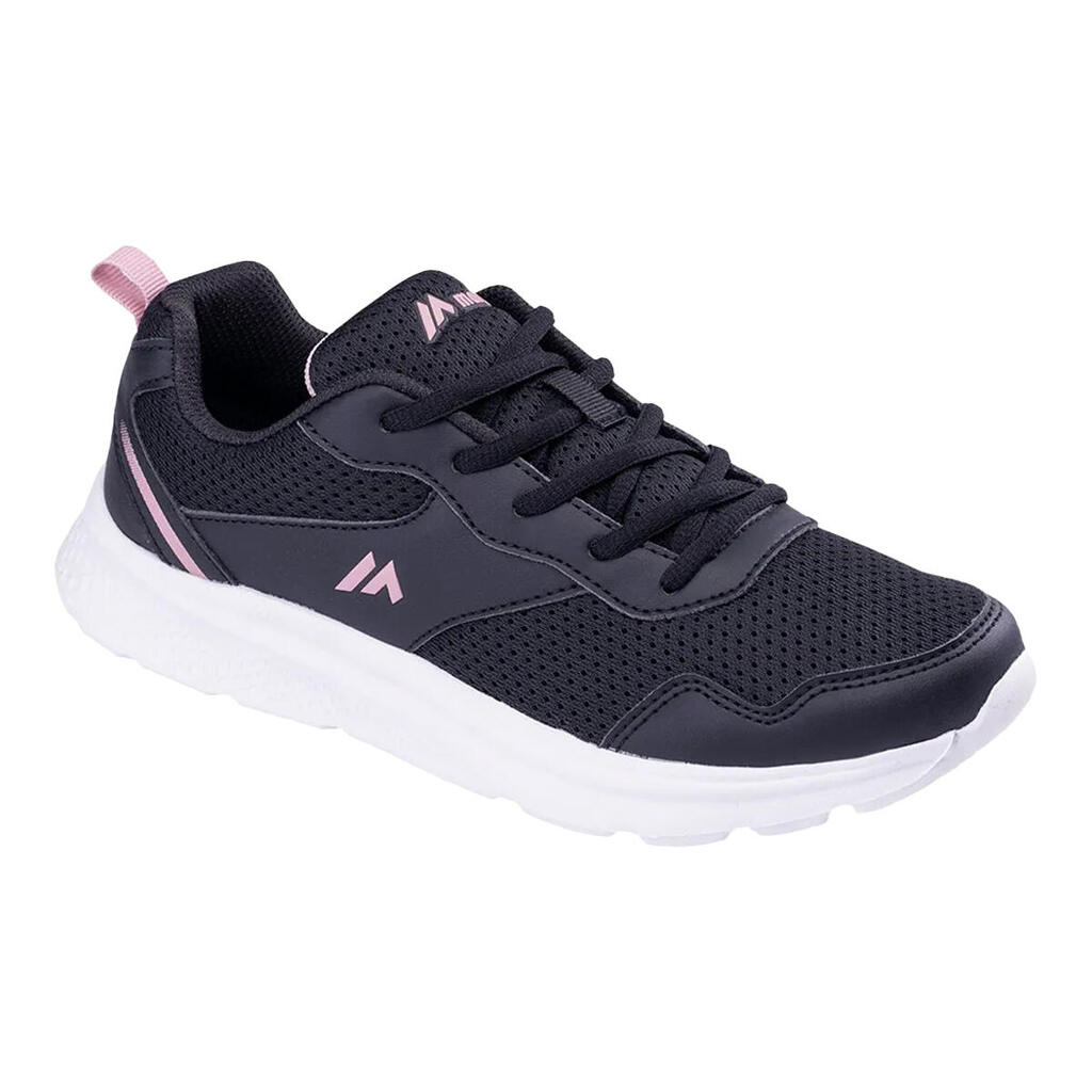 Womens/Ladies Derun Trainers (Black/Light Pink)