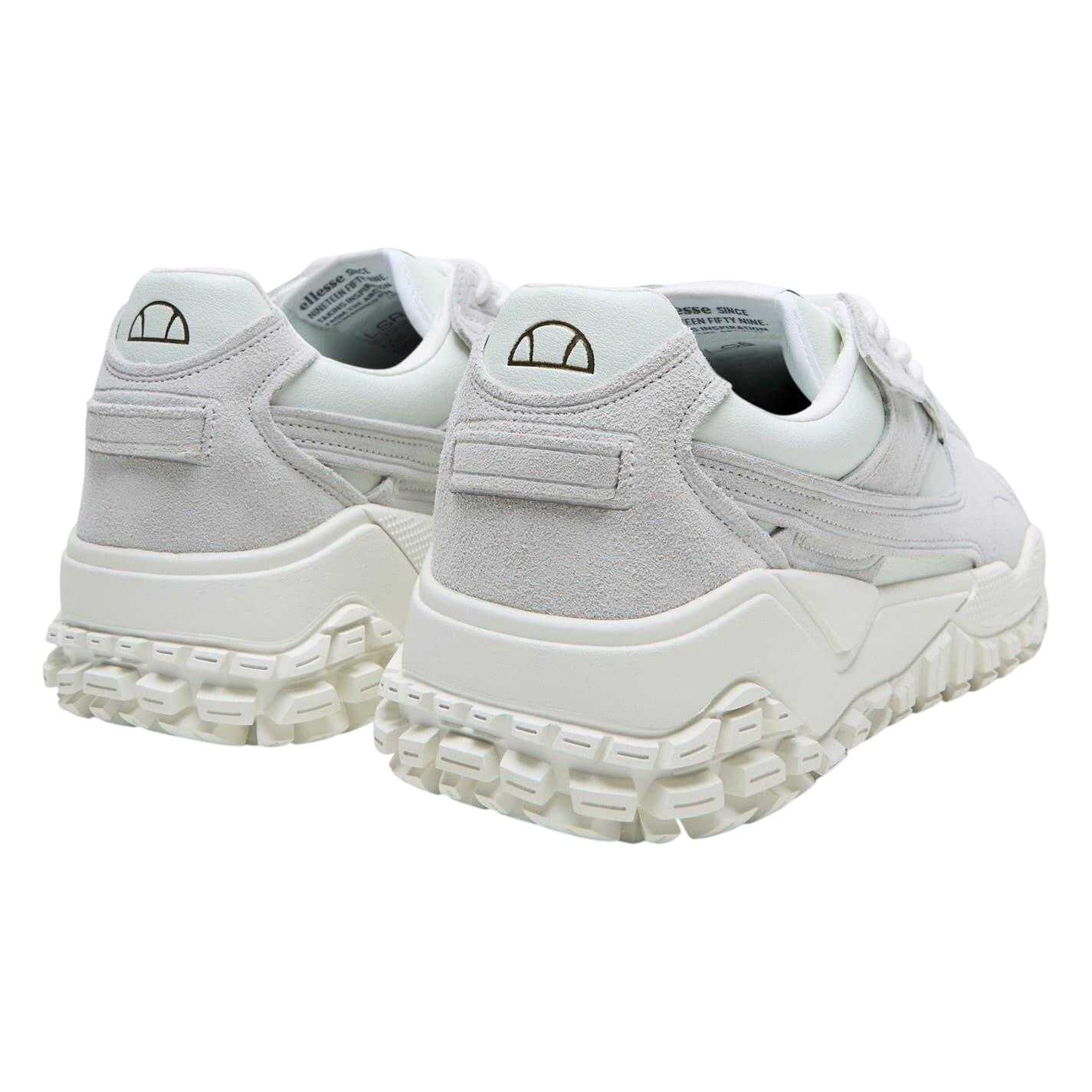 Mens Classic Leather Trainers (White) 2/4