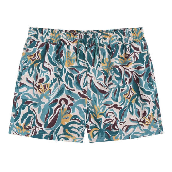 Boardshort Motif/style Floral Abstrait JED Enfant (Vert)