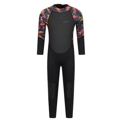 Combinaison De Plongée Intégrale Motif/style Imprimé Enfant (Rouge Imprimé)