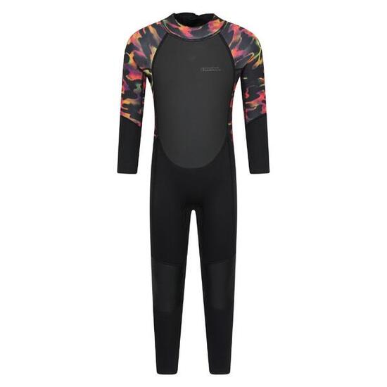 Combinaison De Plongée Intégrale Motif/style Imprimé Enfant (Rouge Imprimé)