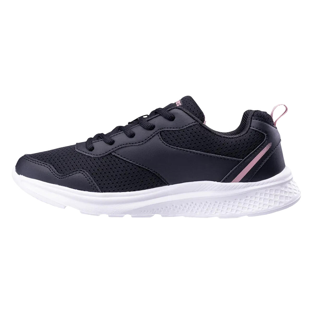 Dames Derun Trainers (Zwart/lichtroze) 2/4