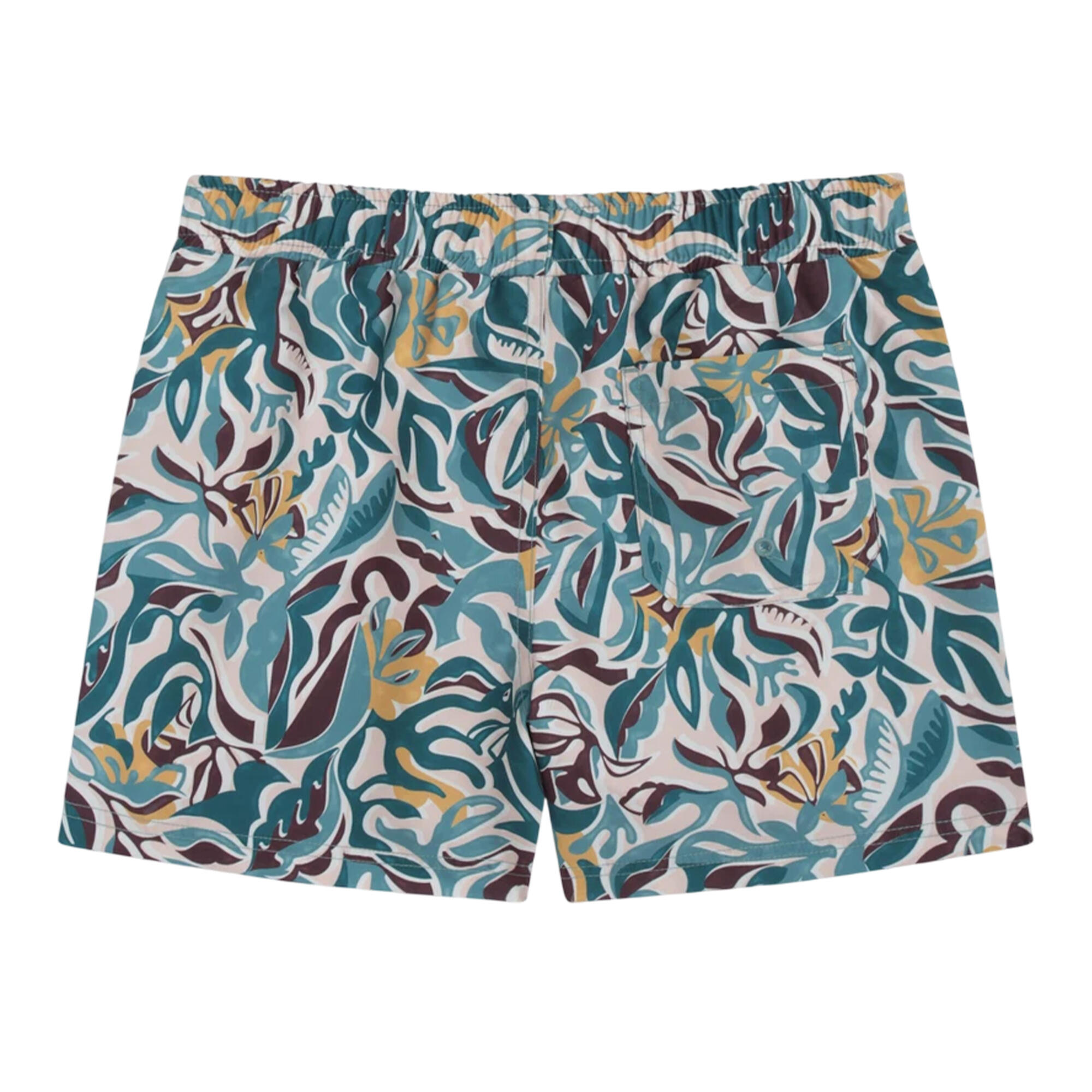 Boardshort Motif/style Floral Abstrait JED Enfant (Vert) 2/2