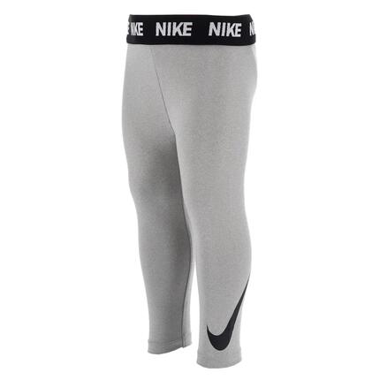 Legging Motif/style Swoosh Fille (Gris)