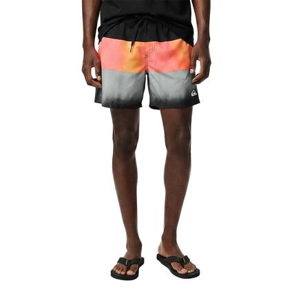 Short De Bain Motif/style Blocs De Couleurs Homme (Rouge / Noir / Gris)