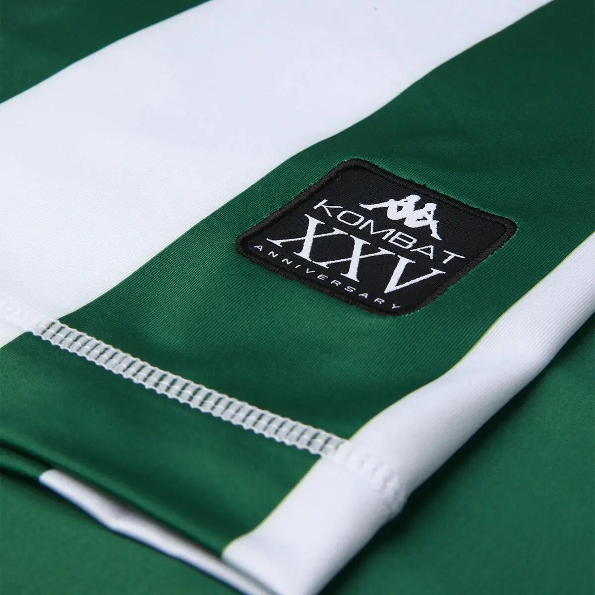 T-shirt da uomo in poliestere riciclato verde da calcio 7/7