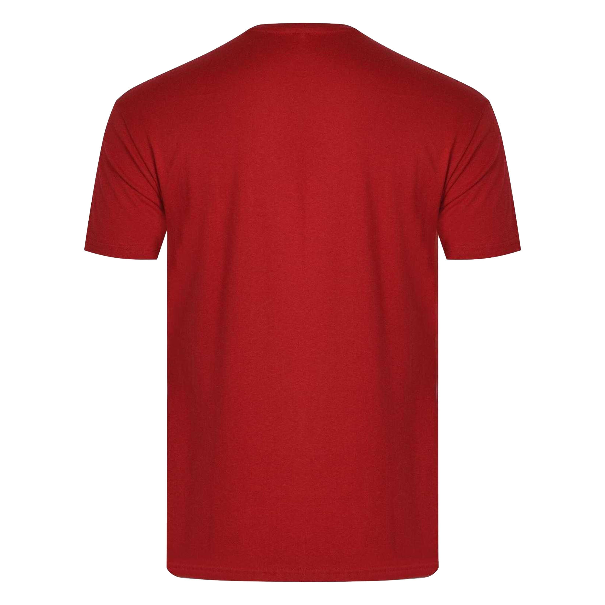 Tshirt Motif/style Logo Dans Cercle Homme (Rouge) 3/4