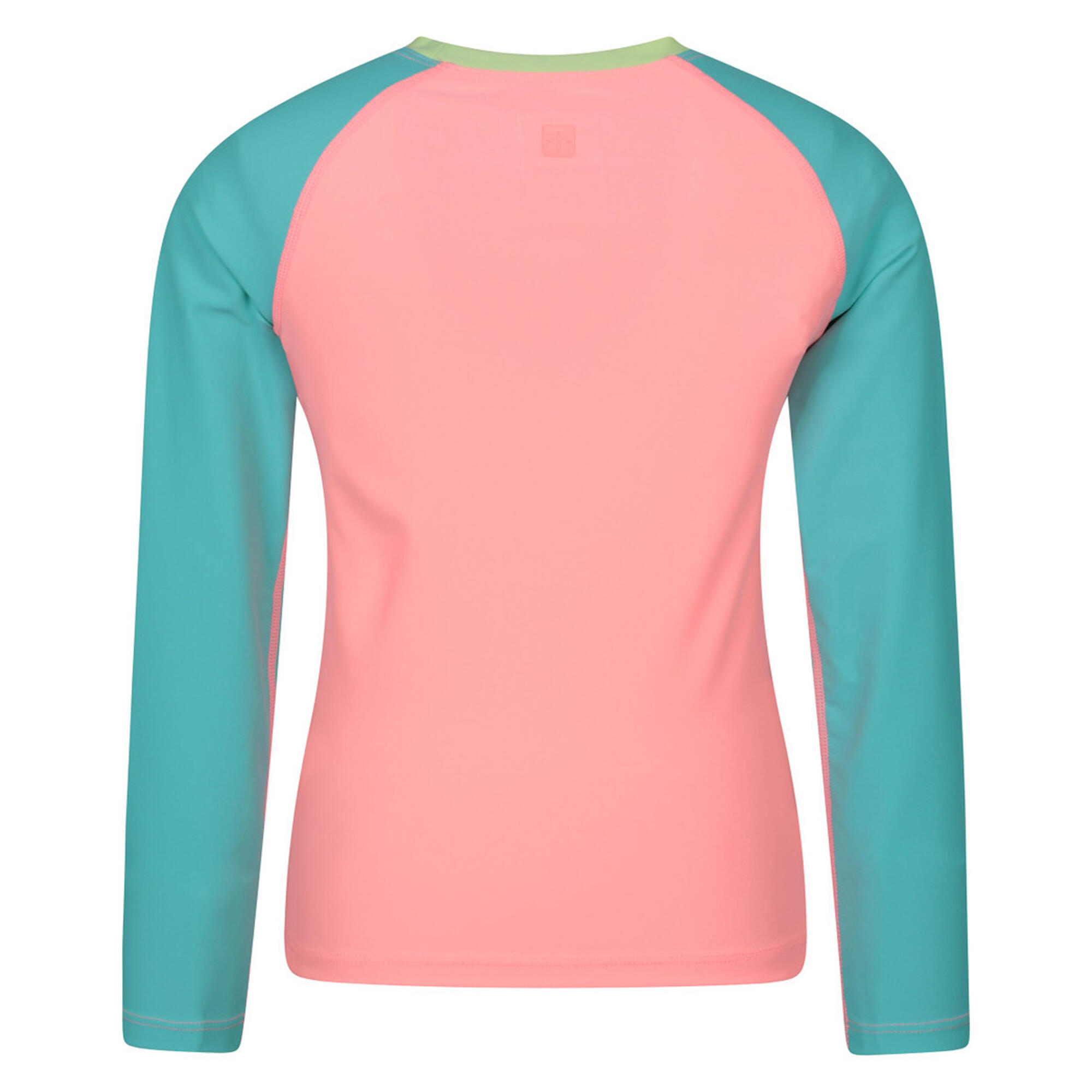 Raspa Top Manica Lunga Bambini Mountain Warehouse Corallo 2/3
