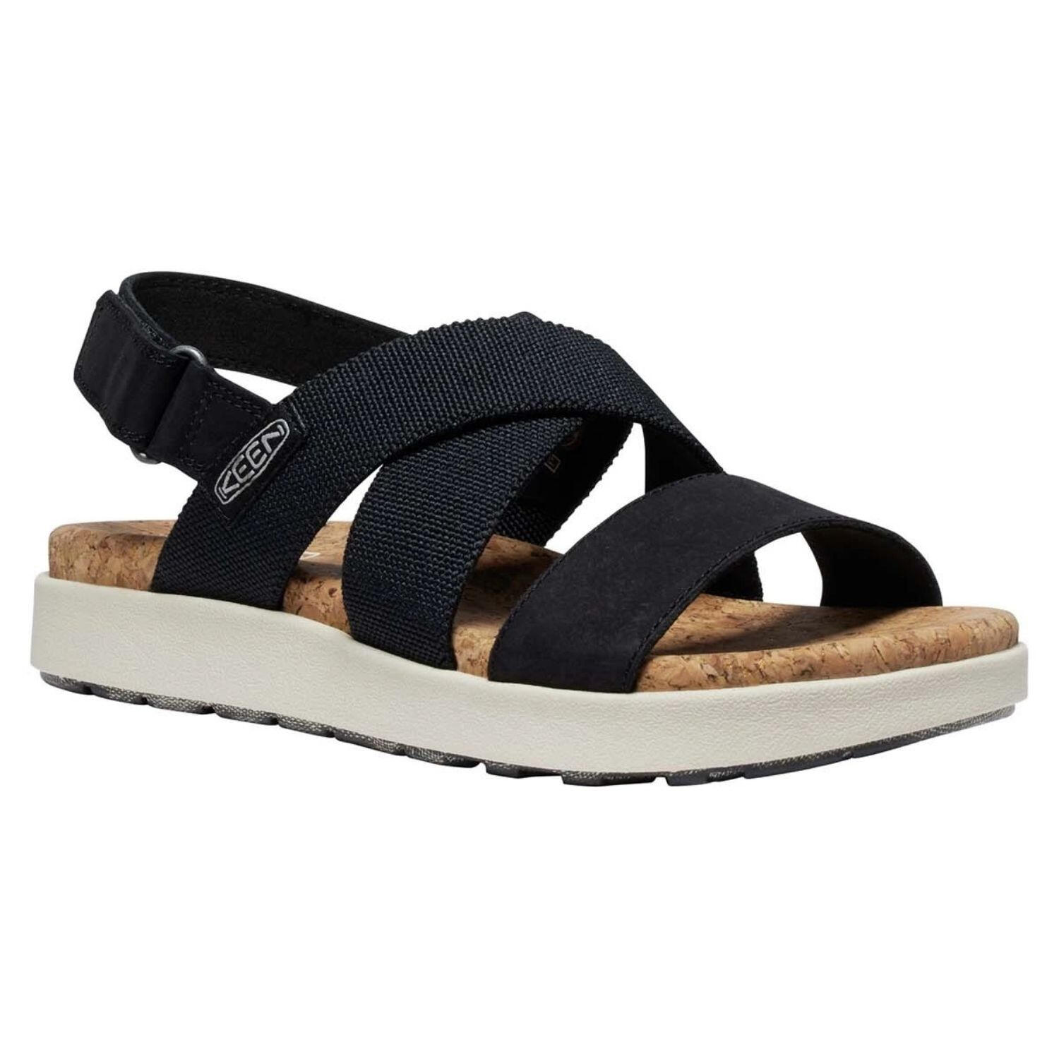 KEEN ELLE CRISS CROSS BLACK/BIRCH KE-1028627 Damensandalen 3/7