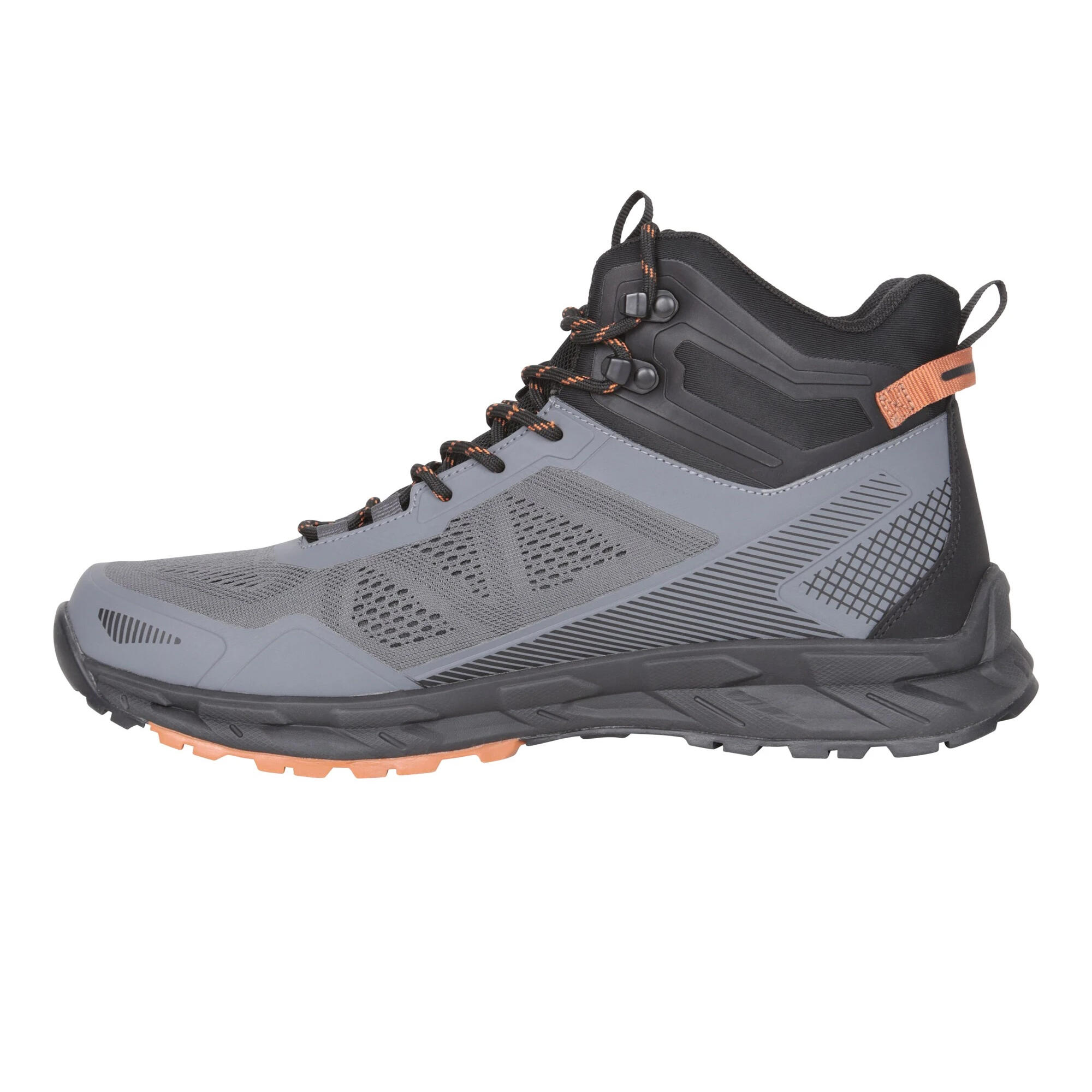 Chaussures Montantes De Marche Imperméables En Cuir CRUSADE Homme (Noir) 3/4