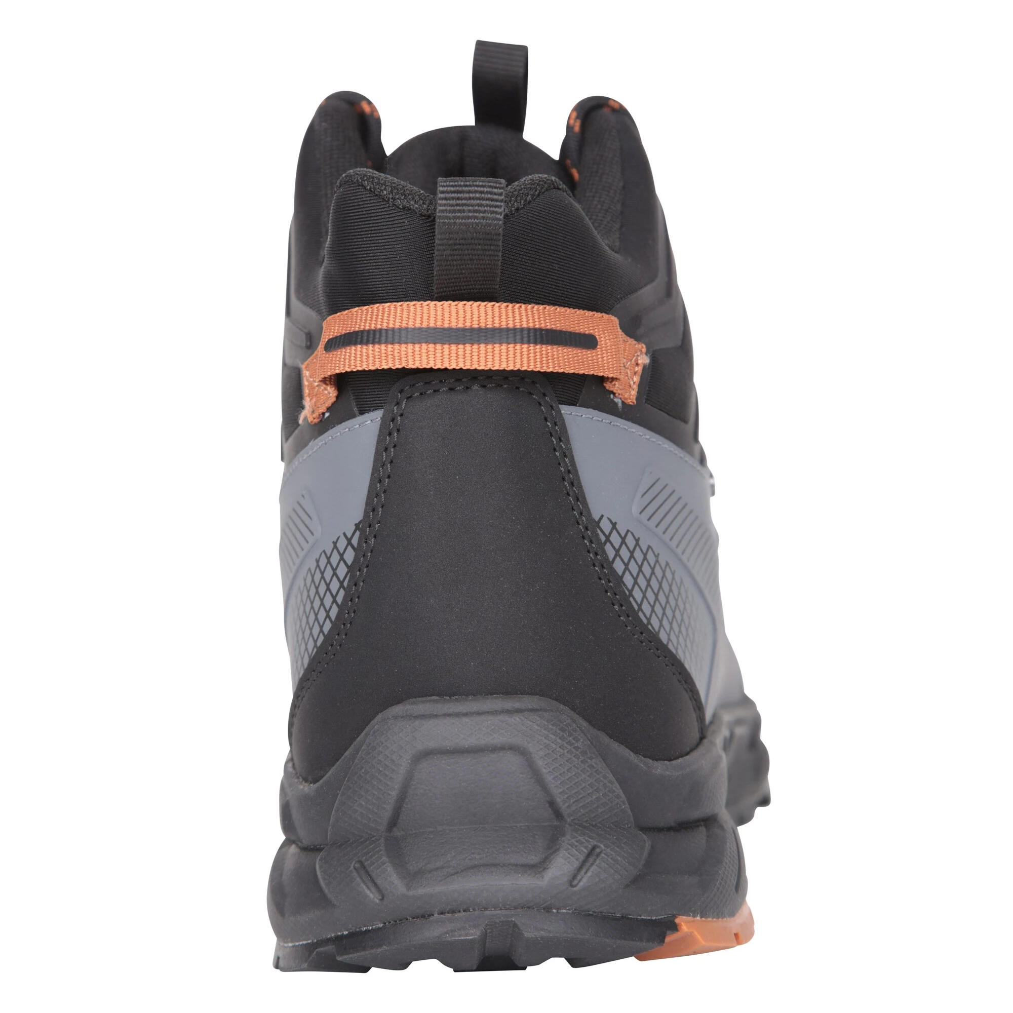 Chaussures Montantes De Marche Imperméables En Cuir CRUSADE Homme (Noir) 2/4