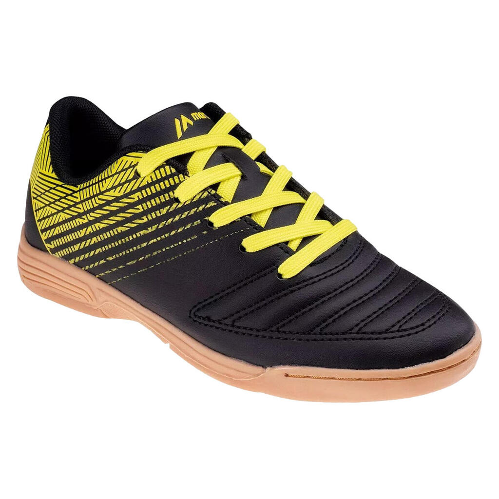 Childrens/Kids Essential Mator Football Shoes (Black/Lime)