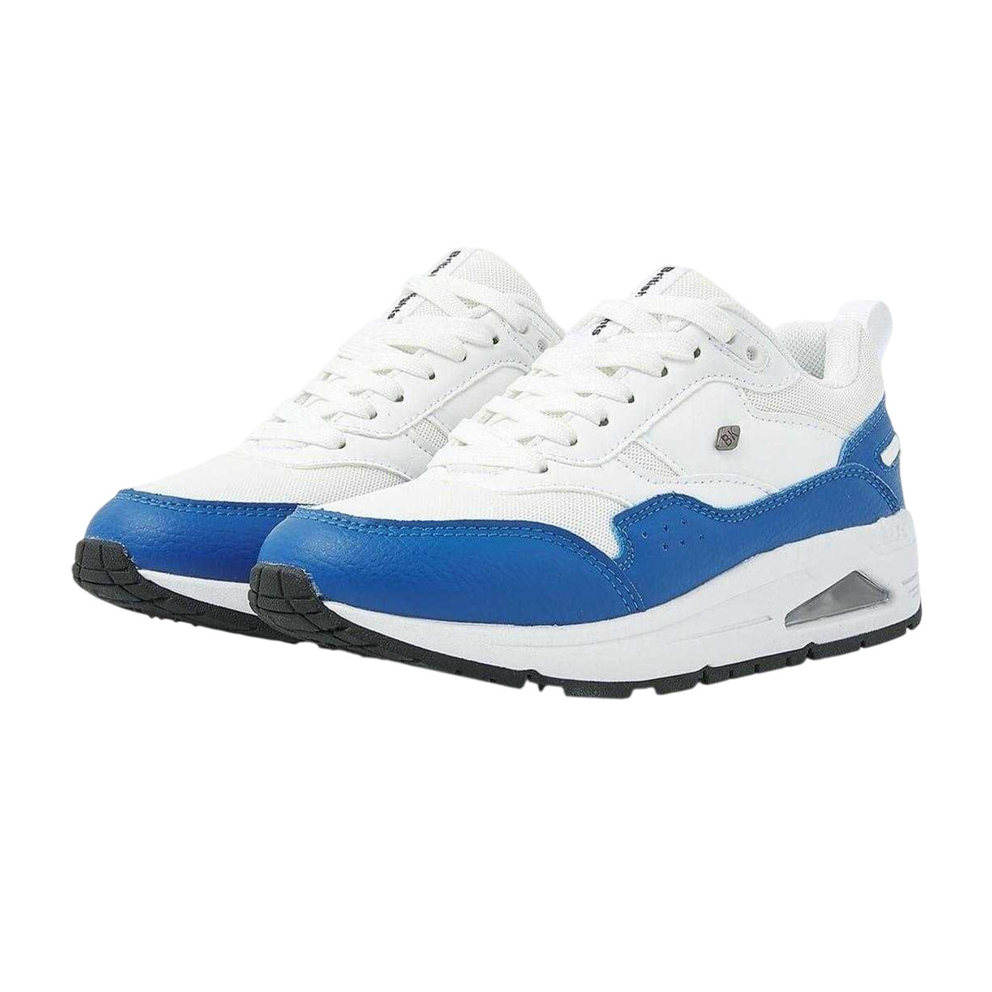 Baskets LENNOX Enfant (Blanc / Bleu) 4/4