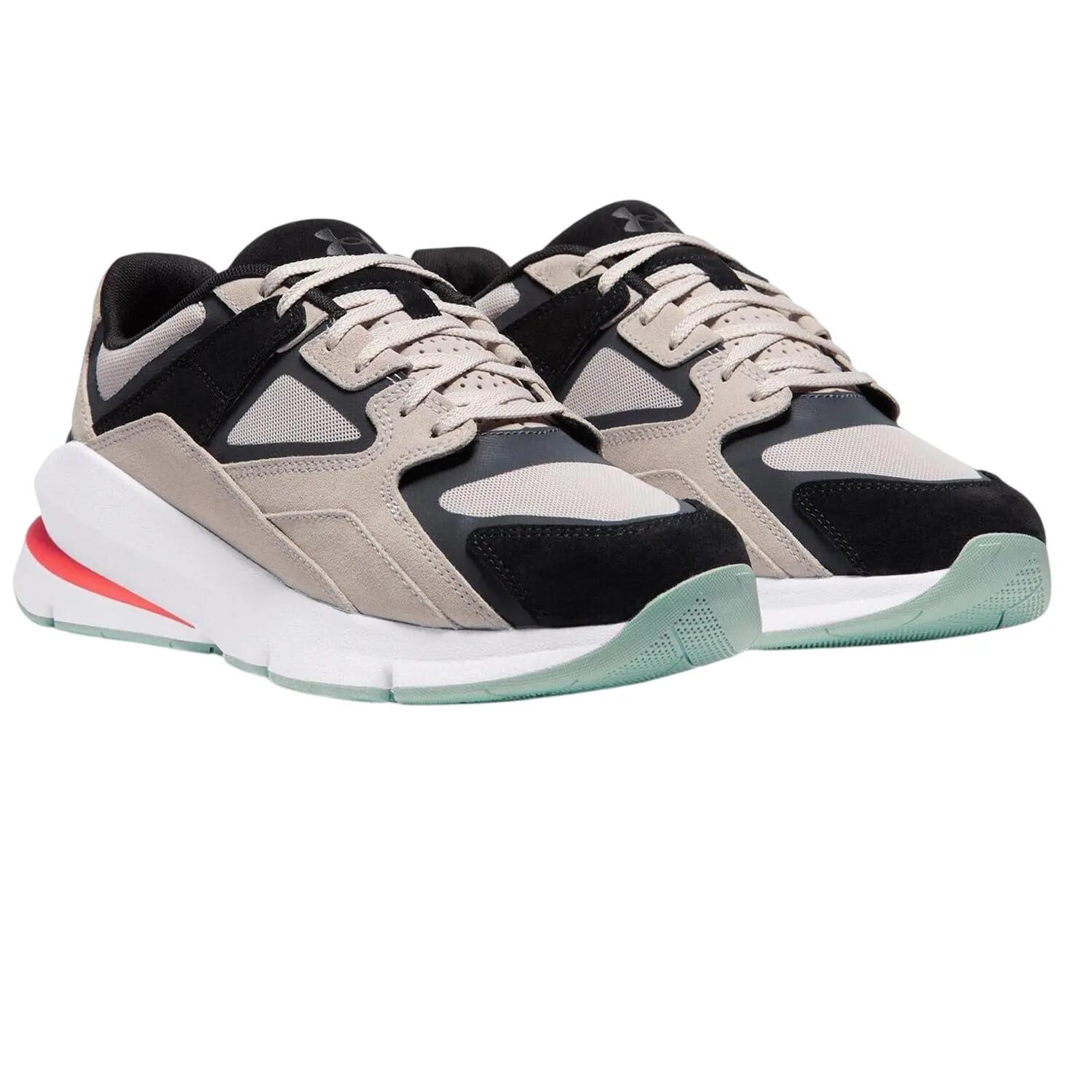 Mens Forge 96 Suede Low Trainers (Grey) 4/4