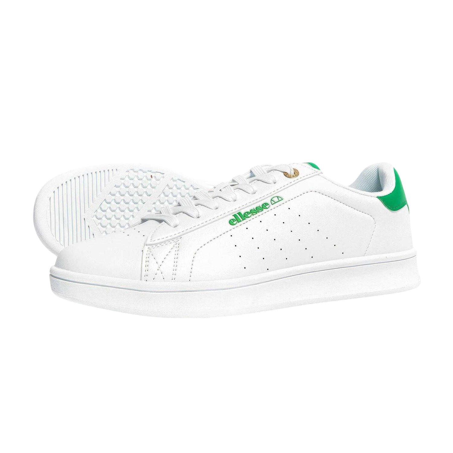 Logo Sneaker für , Cupsohle Herren Weiß/Grün 2/2