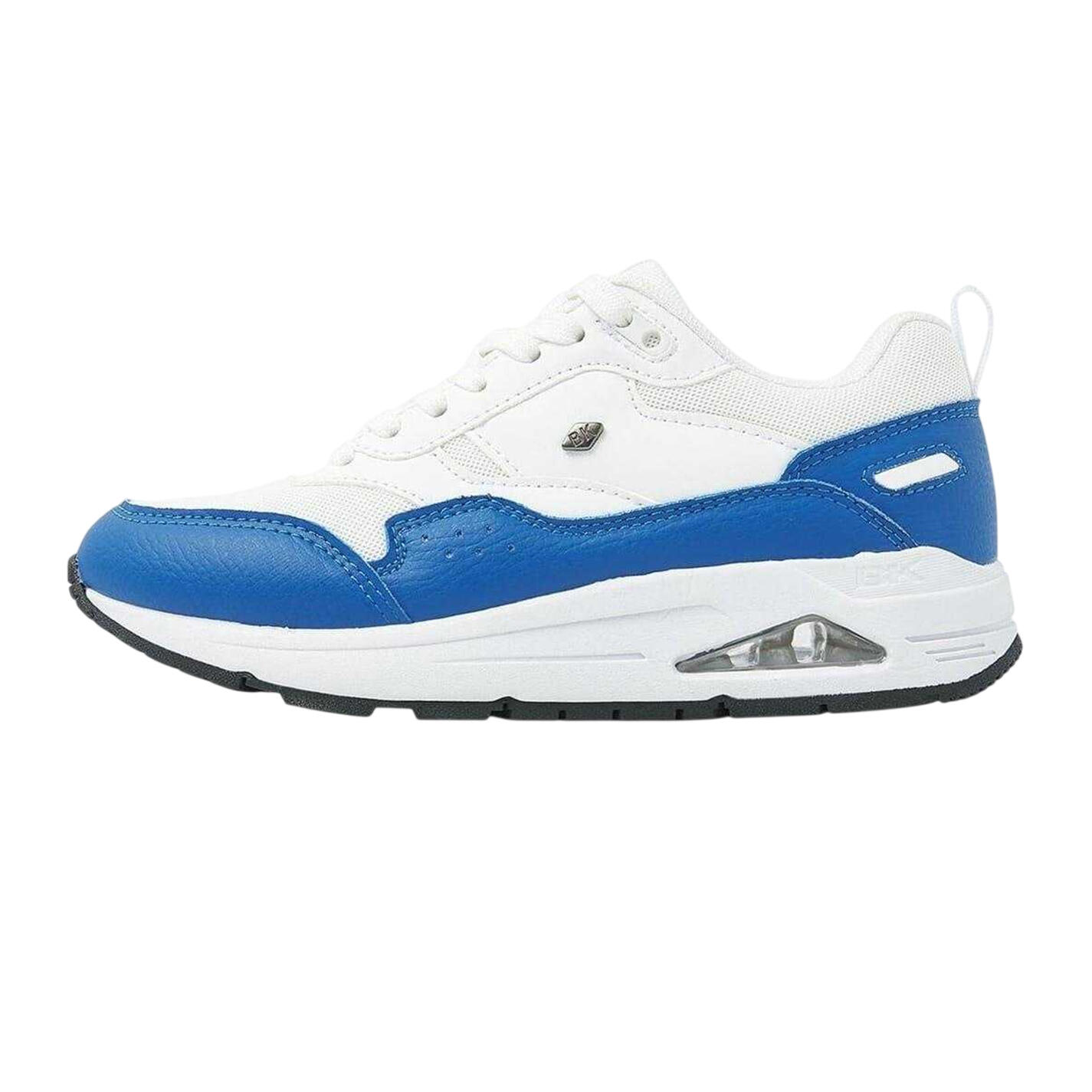 Baskets LENNOX Enfant (Blanc / Bleu) 3/4