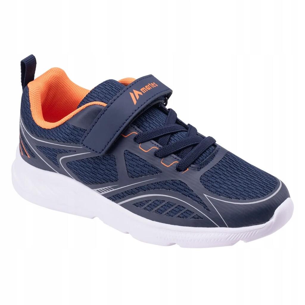 Childrens/Kids Runie Low Trainers (Navy/Orange)
