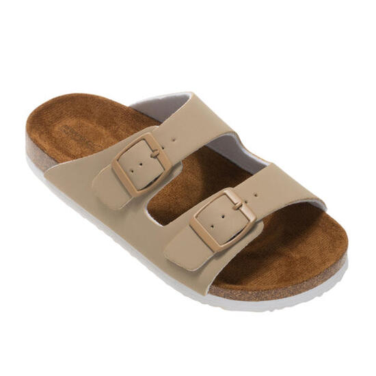 Sandales À Double Sangle Et Semelle Compensée MIA Enfant (Beige)
