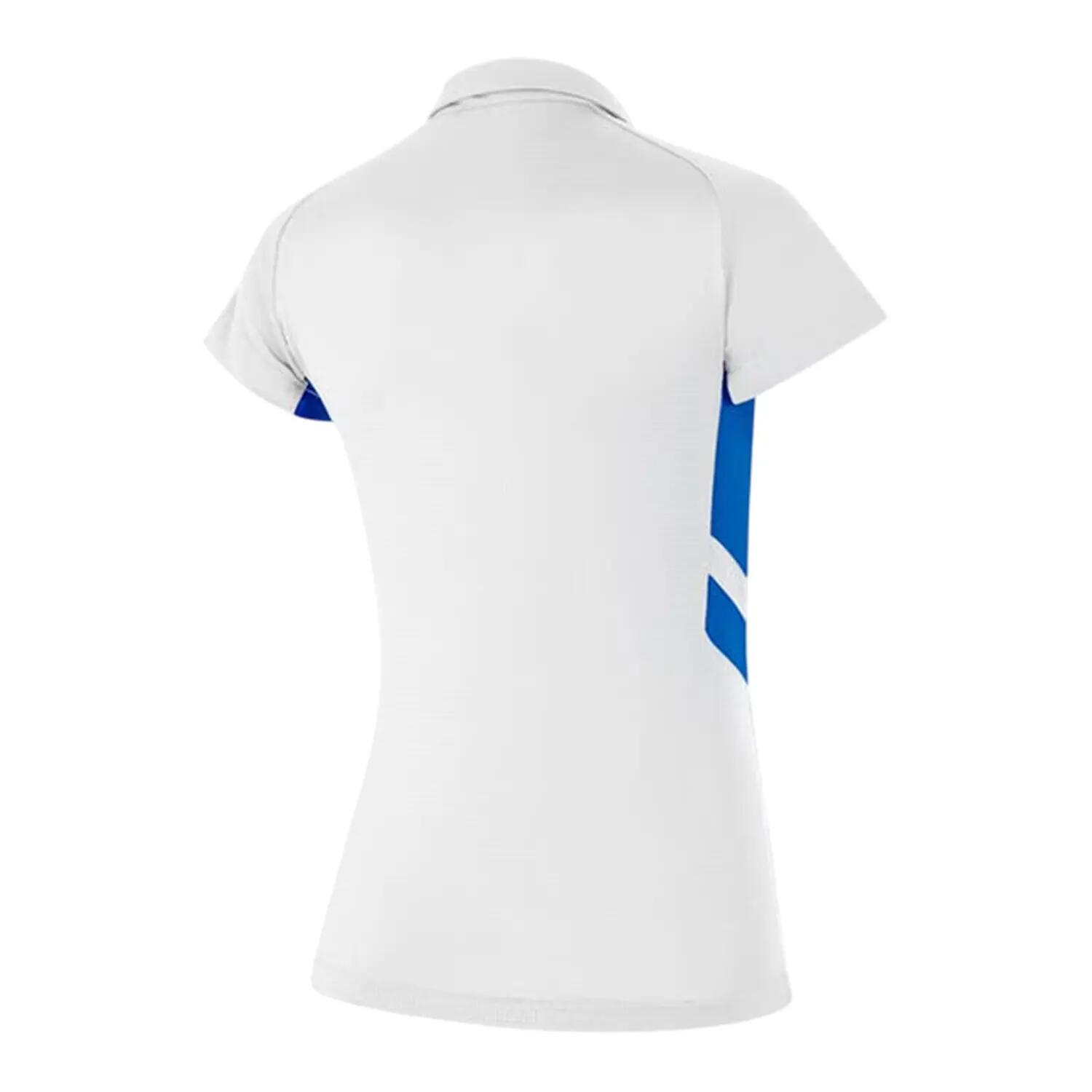Maglia Hockey Raglan Donna Nike Bianco Blu Reale 2/3