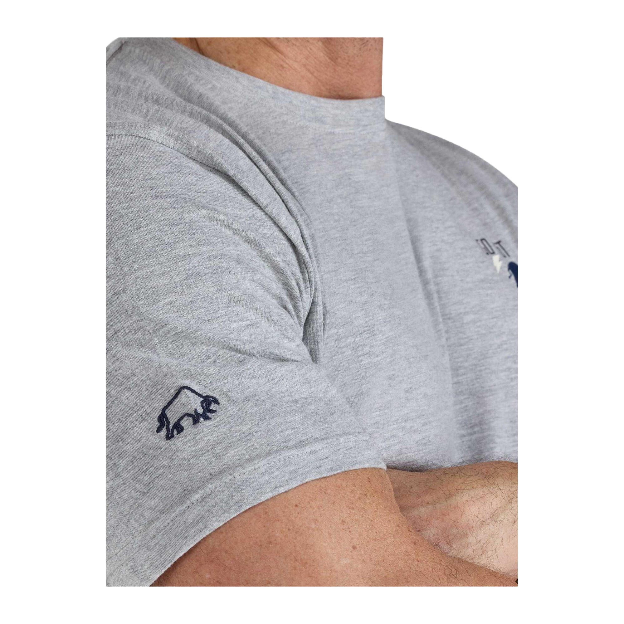 Mens Go Fast Or Go Home TShirt (Grey Marl) 4/4