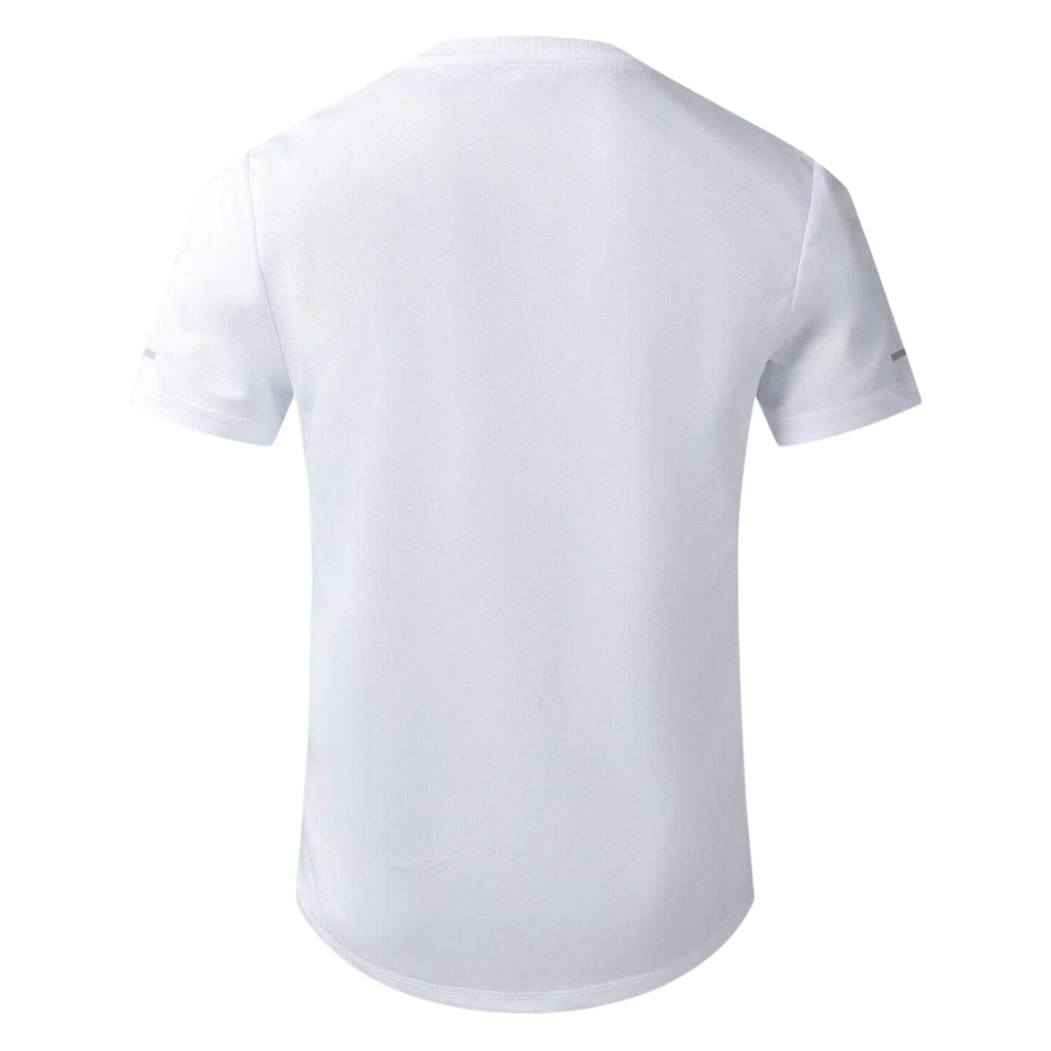 TShirt für , Rundhalsausschnitt, Athletisch Herren Weiß 2/3