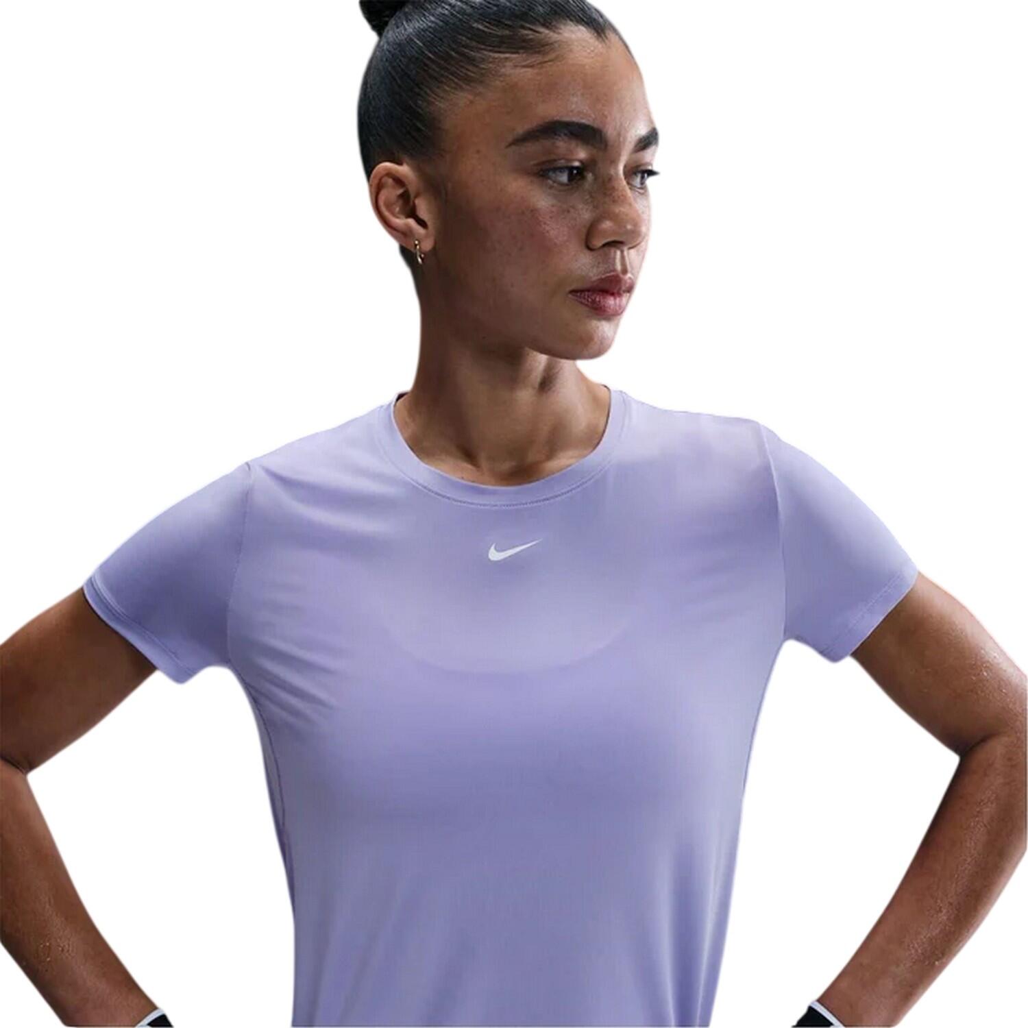 Top Standard DriFIT Donna Nike One Lilla 4/4