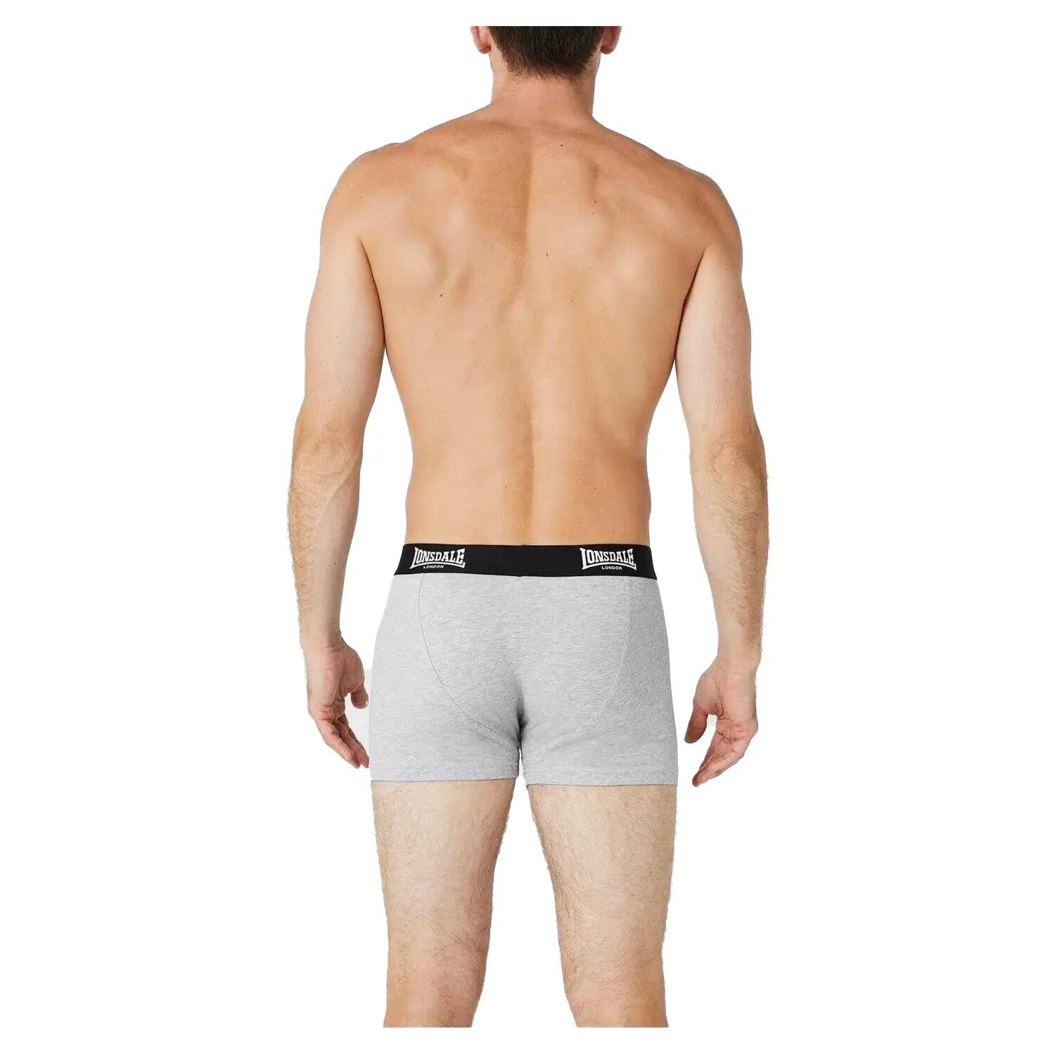 Boxershorts für (2erPack) Herren Grau 3/3