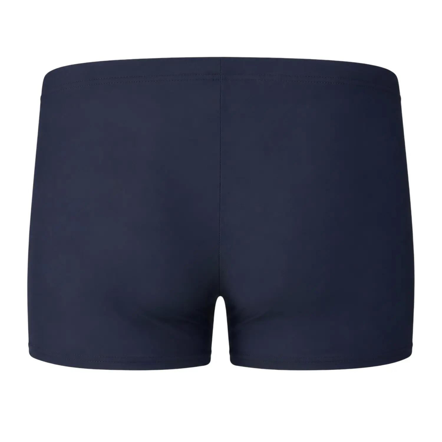 Mens Medley Stripe Swim Shorts (Navy/Green) 2/2