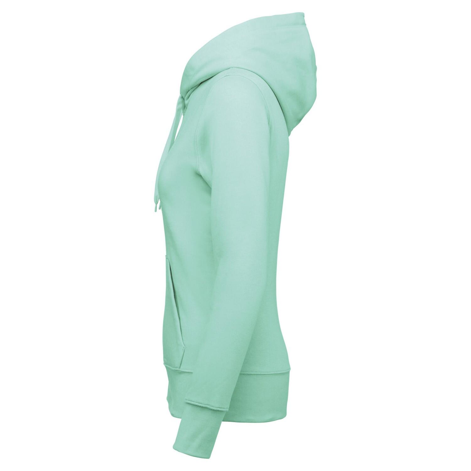 Kapuzenpullover für Damen Eis Minze 3/3