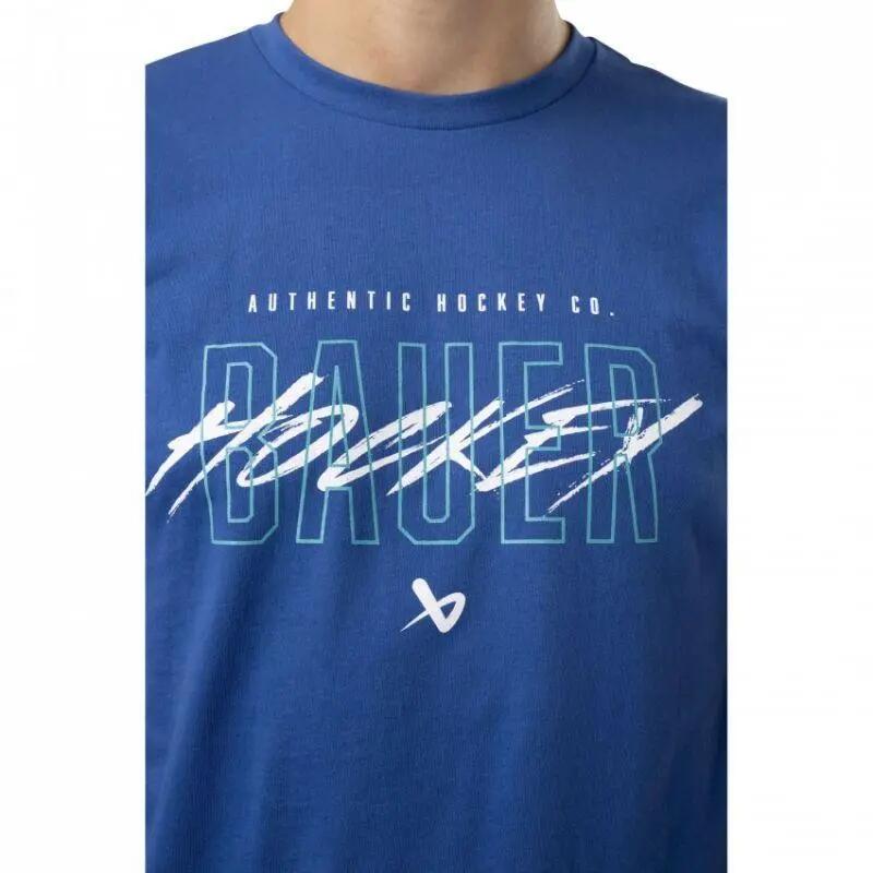 T-Shirt Hockey Homem (Azul) 2/3