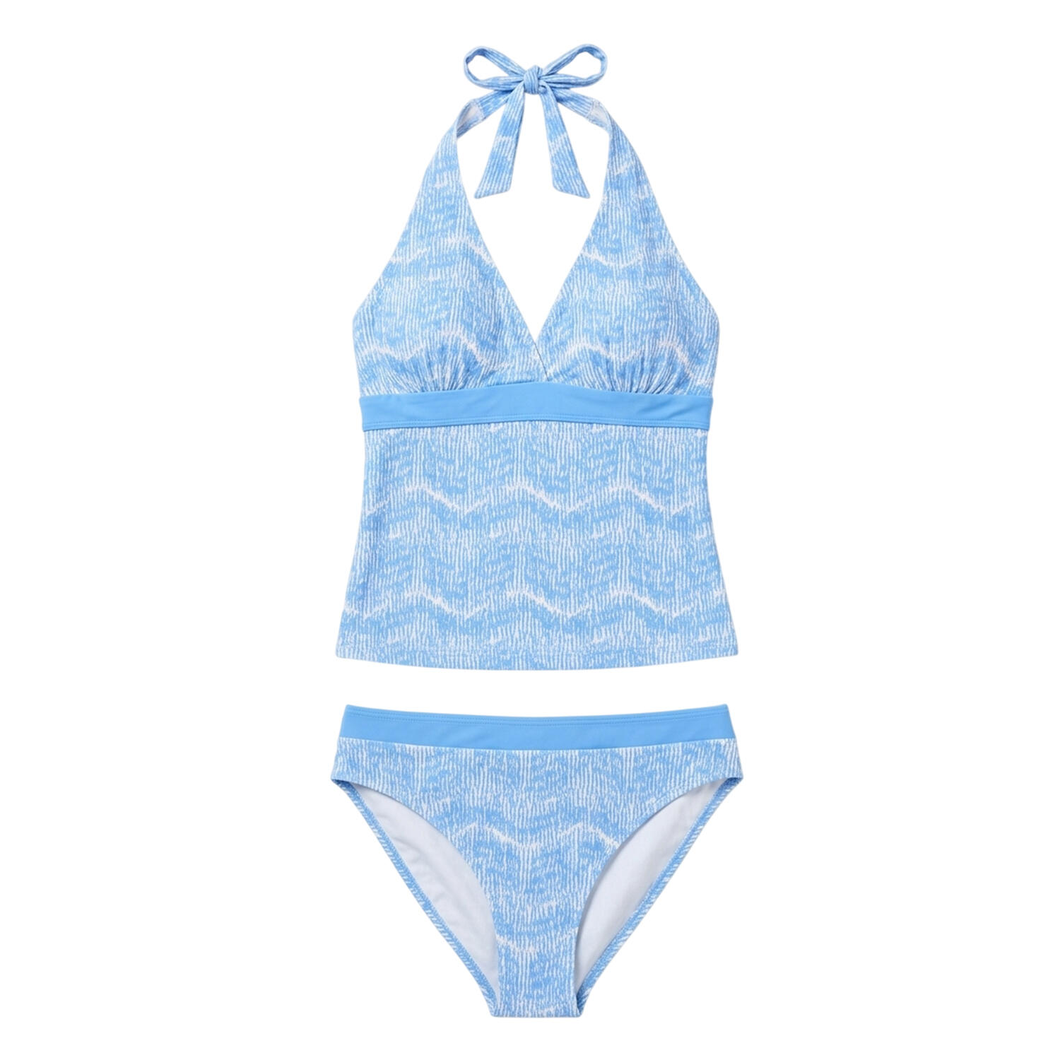 Haut De Tankini Motif/style Imprimé Abstrait OCEAN NOTION Femme (Bleu Vif 2/3