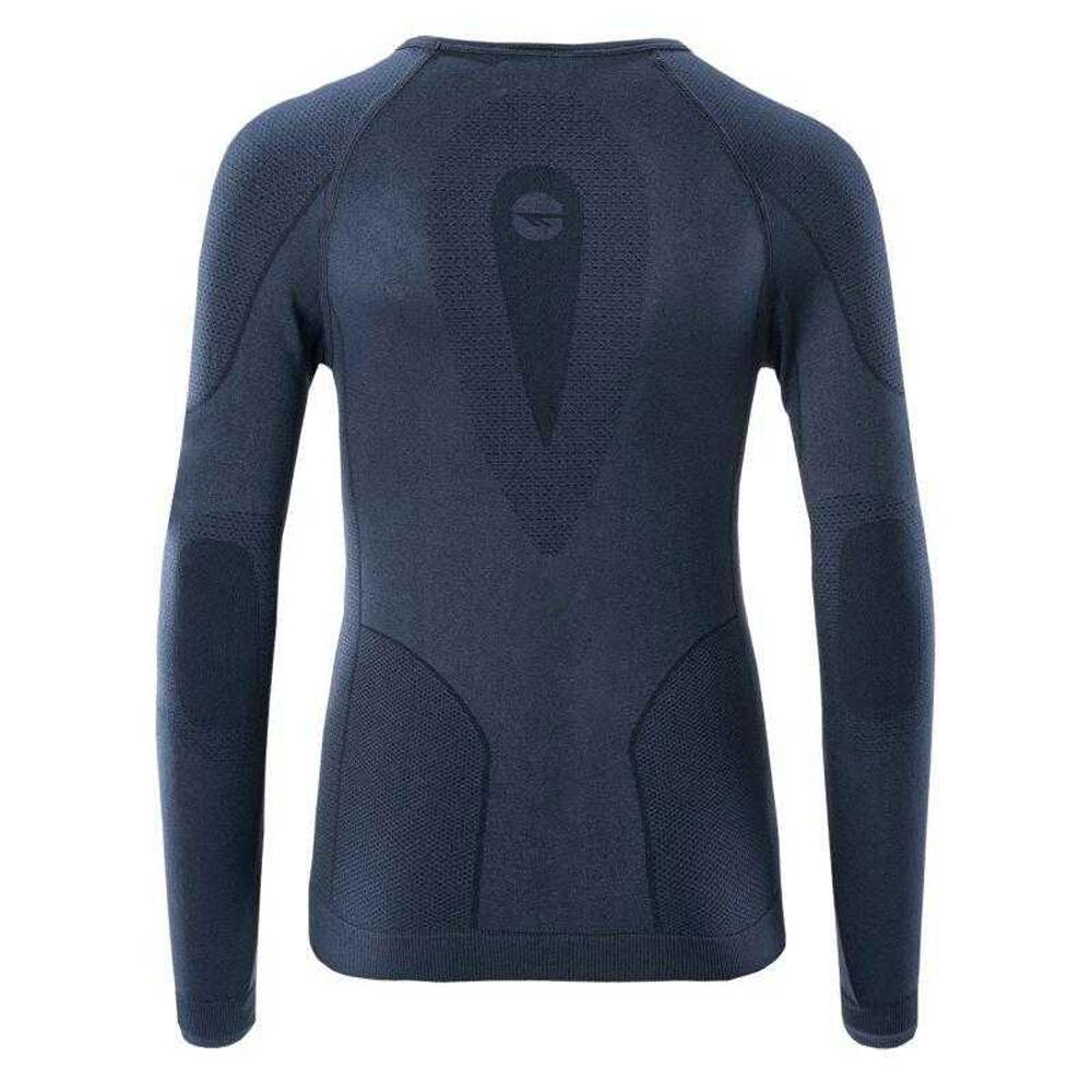 Maglietta Termoattivo Manica Lunga Bambini Hi-Tec Hikro Blu Navy 2/3