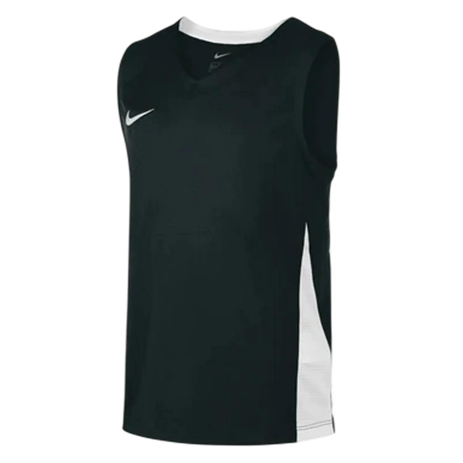 Maglia Pannello A Contrasto Senza Maniche Donna Nike Nero Bianco 2/3