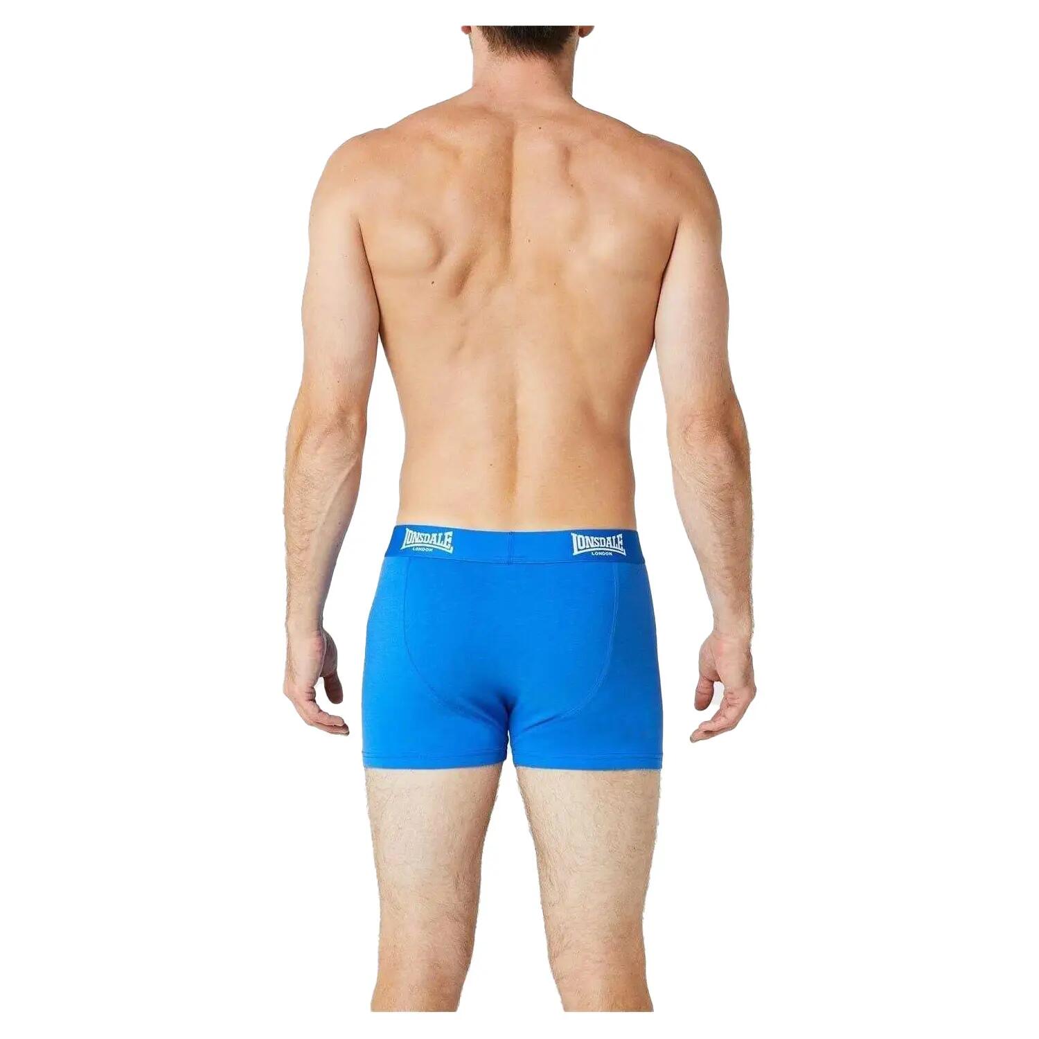 Boxershorts für (2erPack) Herren Blau 3/3